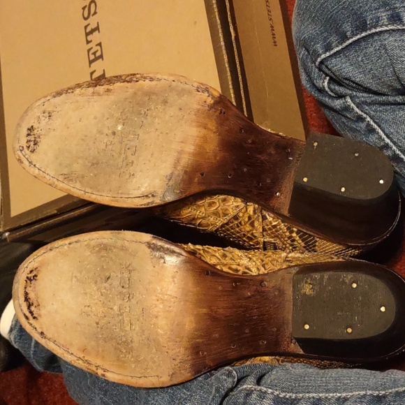 "Stetson" Real Python Snake booties. Size 10. - Picture 5 of 13